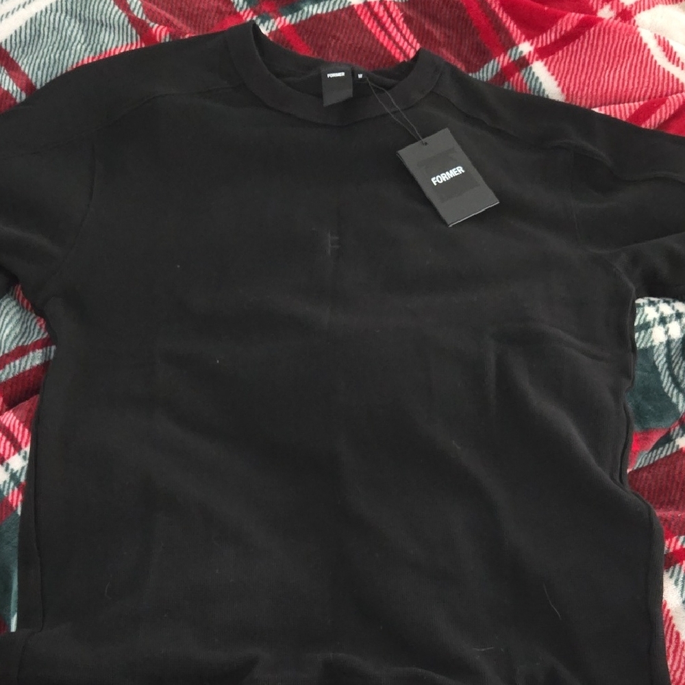 Former Black Waffle Crewneck Tee